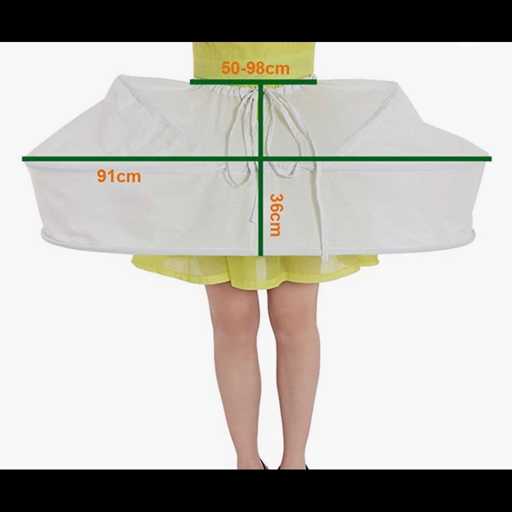 White Petticoat for Rococo Dress
